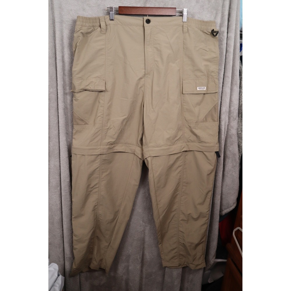 Magellan Sportswear West Bay Convertible Cargo Pants Khaki Mens 3XL Tournament